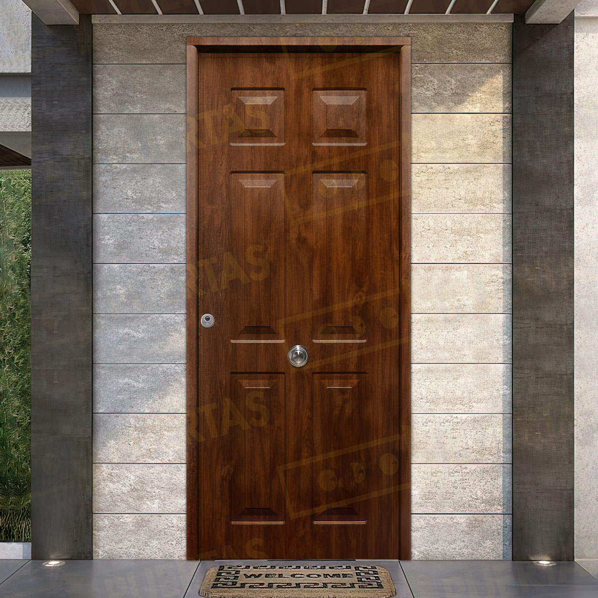 Puerta Acorazada Yedra Sagacor 100 Roble Viejo (Dos Caras Iguales)