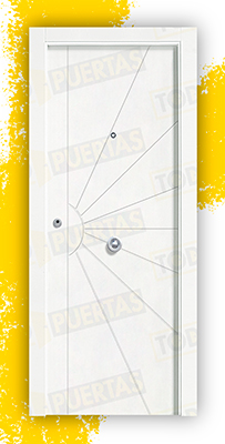 Puerta Block Blindada Mod. Liberia 2060x870 mm.