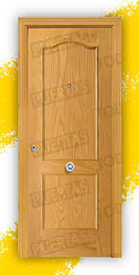 Puerta Block Blindada Mod. Pinto Roble 2060x870 mm.