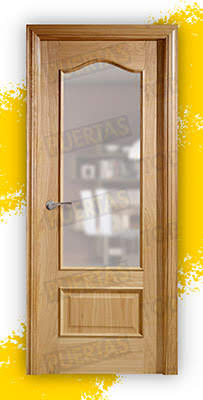 Puerta Block de Alta Calidad Mod. Quintana Roble ZV1