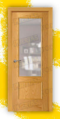 Puerta Block de Alta Calidad Mod. Trotanda V1 Roble