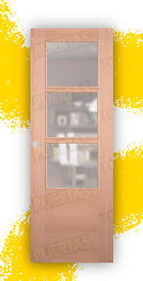 Puerta Corredera Mod. Oporto Haya BZV3