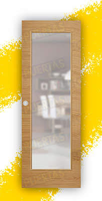 Puerta Corredera Mod. Palermo Roble V1