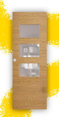 Puerta Corredera Mod. Zanzibar Roble BZV3