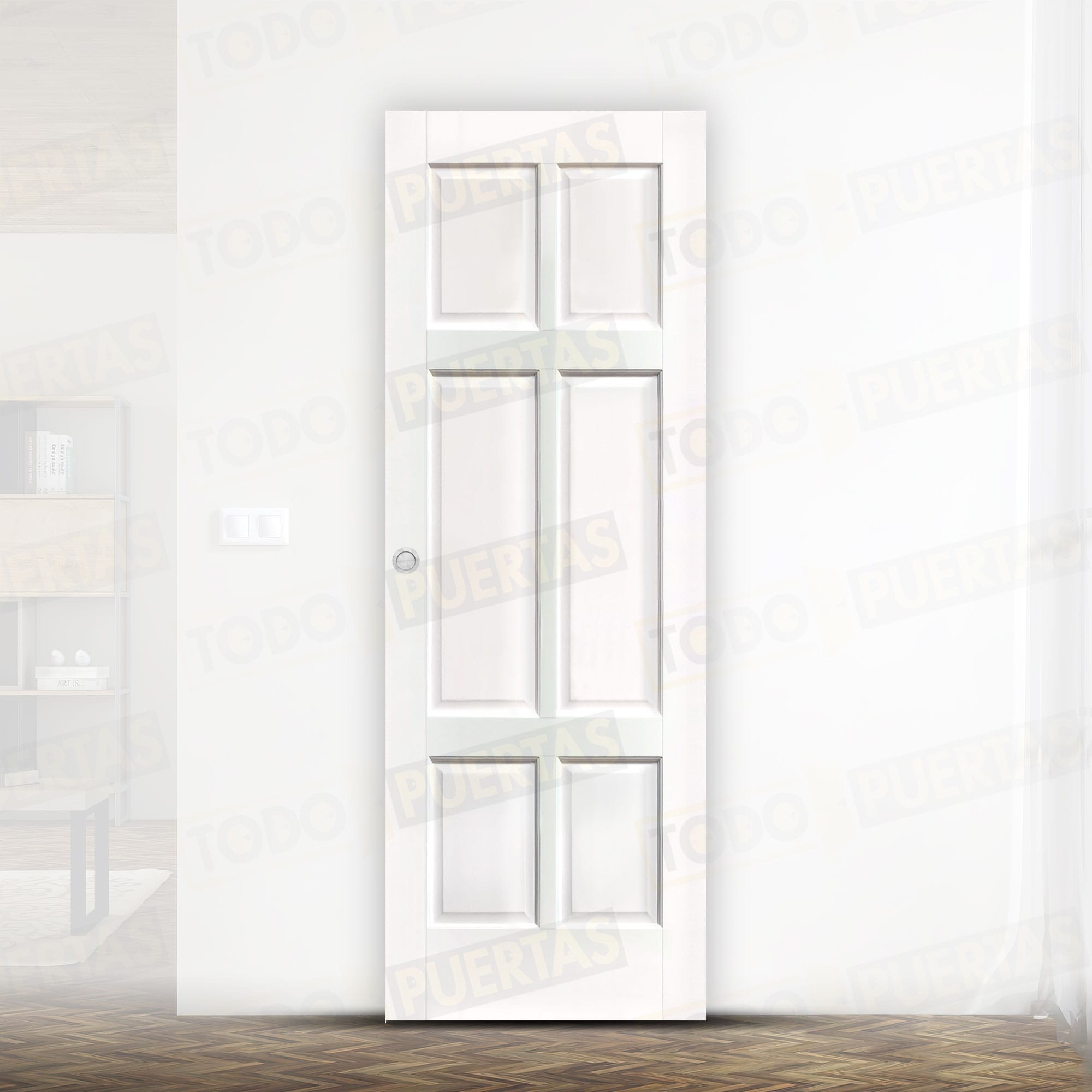 Puerta Corredera Mod. Hernández Lacada Blanca