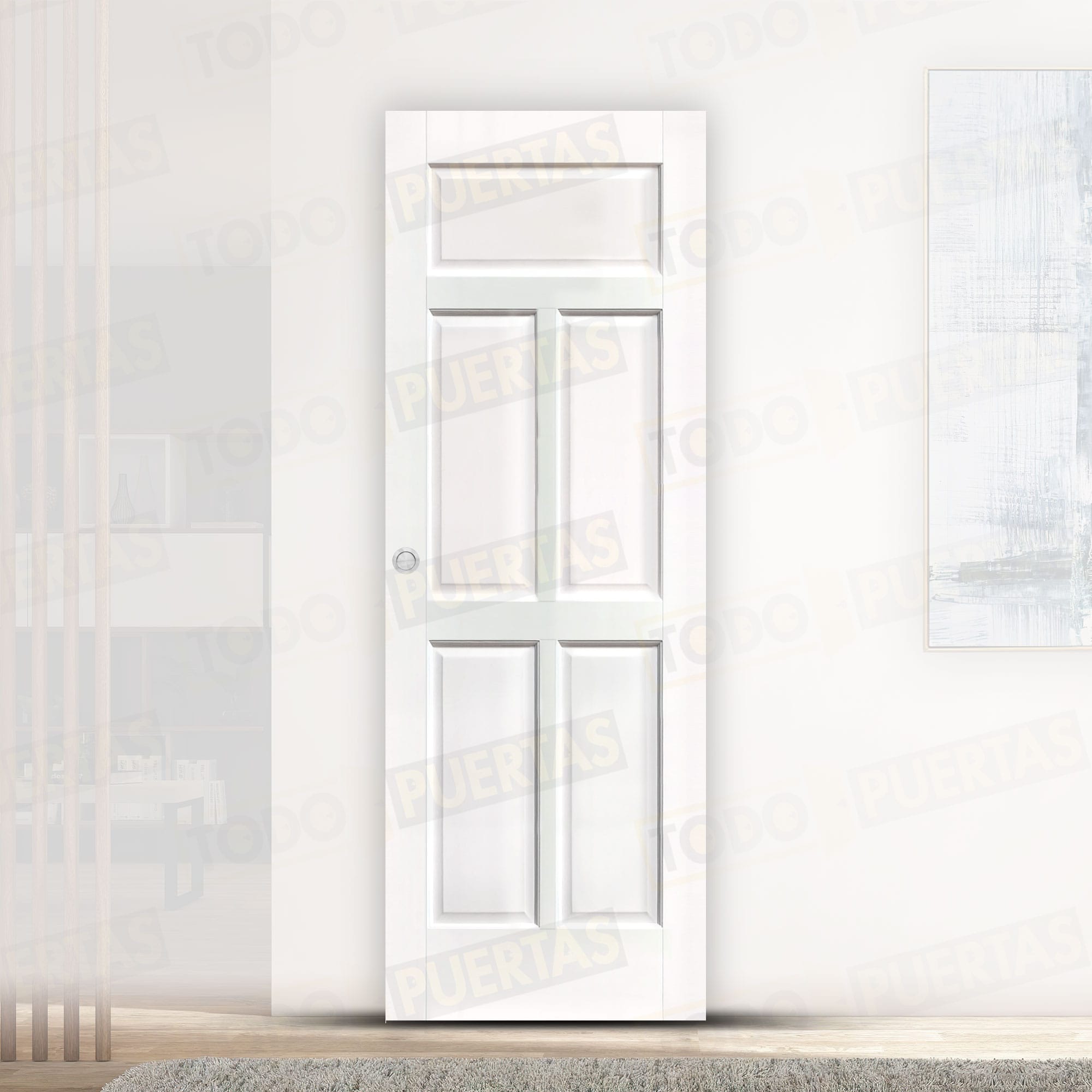 Puerta Corredera Mod. Jambrina Lacada Blanca