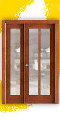 Puerta Doble de Salón Madera Mod. Griso V2