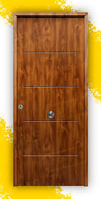 Puerta Galvanizada 1105 / 1110 Saga 100 Embero (Cara Interior Lisa)