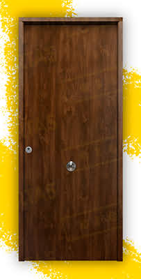 Puerta Galvanizada 1110 / 1110 Saga 100 Roble Viejo (Dos Caras Iguales)