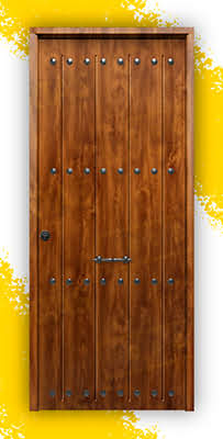 Puerta Galvanizada 1150 CL / 1110 Saga 100 Embero (Cara Interior Lisa)