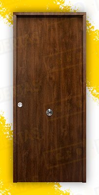Puerta Galvanizada 1110 Saga M-100 LM Roble Viejo (Cara Interior Lisa)