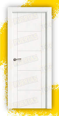 Puerta Block Maciza Lacada Blanca Mod. Budapest