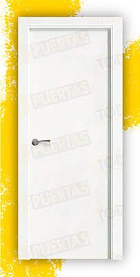 Puerta Block Maciza Lacada Blanca Mod. Kenia