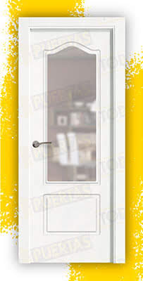 Puerta Block Maciza Lacada Blanca Mod. Togo ZV1