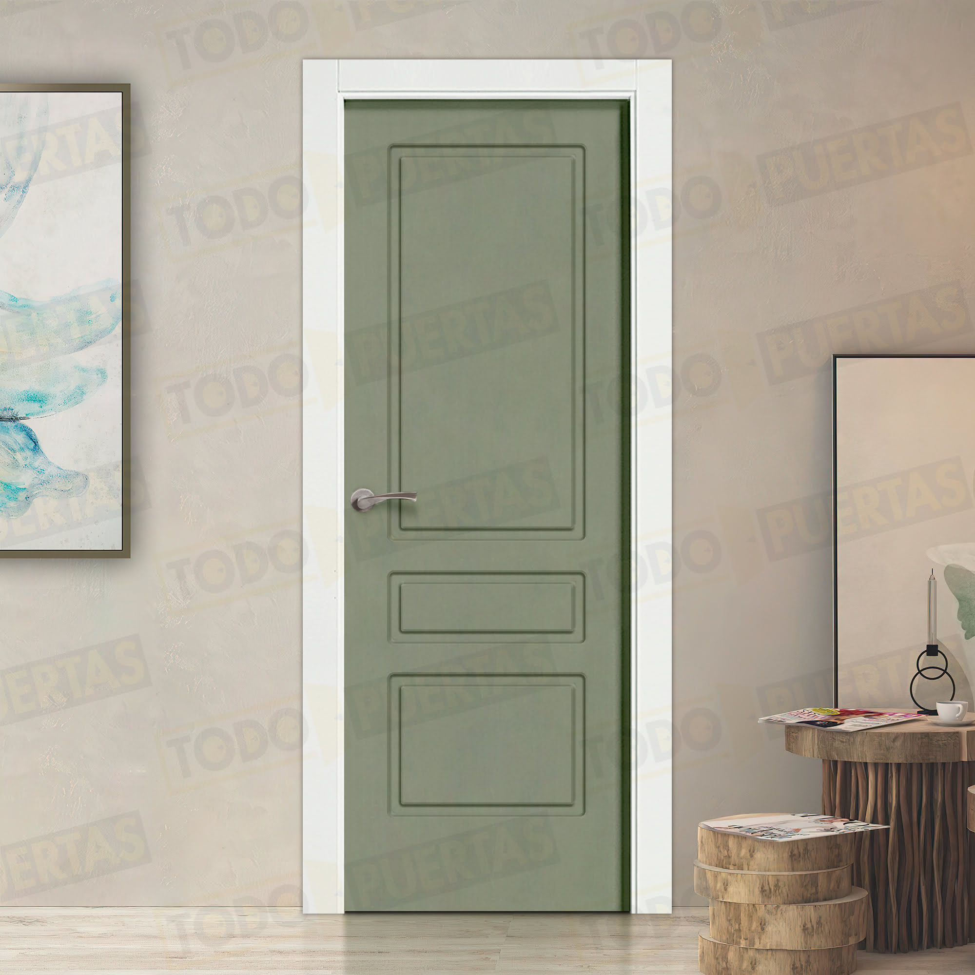 Puerta Block Maciza ColorLac7033 Mod. Kyoto