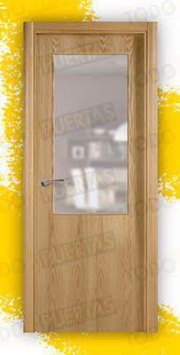 Puerta Block Aligerada Mod. Islandia Roble ZV1