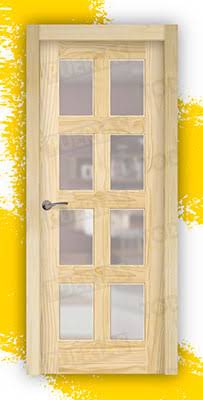 Puerta Block Madera Maciza Mod. Blasco 8 V8