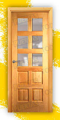 Puerta Block Madera Maciza Mod. Blasco 10 ZV6