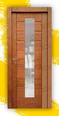 Puerta Block Madera Maciza Mod. Cervantes Roble V1C
