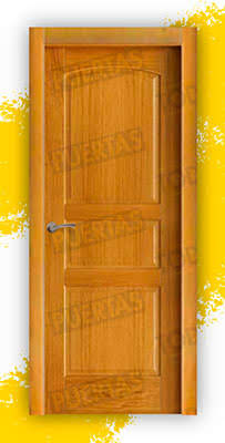 Puerta Block Madera Maciza Mod. Fontán Miel