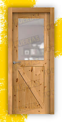 Puerta Granero Block Madera Mod. GR001 Tenida V1Z