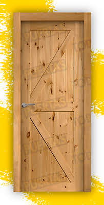 Puerta Granero Block Madera Mod. GR001 Tenida