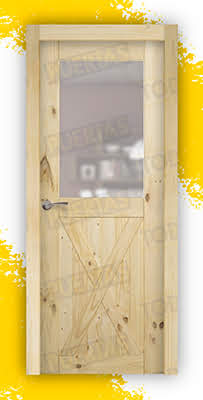 Puerta Granero Block Madera Mod. GR002 V1Z (CRUDO)