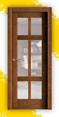 Puerta Block Madera Maciza Mod. Hernández V