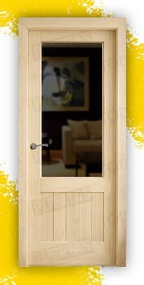 Puerta Block Madera Maciza Mod. Tarancón ZV1 (CRUDO)