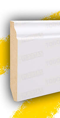 Pack 10 Rodapiés (22 metros) Mod. 102 Blanco