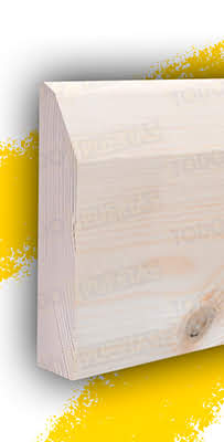 Pack 10 Rodapiés (22 metros) Mod. M102 Crudo