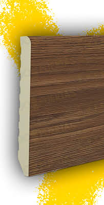 Pack 10 Rodapiés (22 metros) American Nogal Melamina