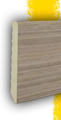 Pack 10 Rodapiés (22 metros) Mountain Oak Melamina