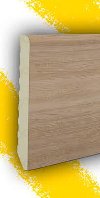 Pack 10 Rodapiés (22 metros) Natural Oak Melamina