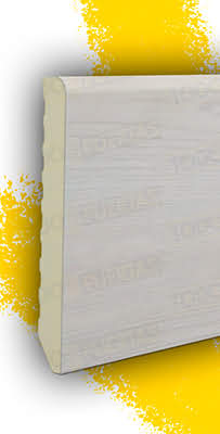 Pack 10 Rodapiés (22 metros) Roble Blanco EW Melamina