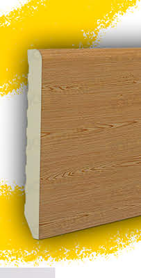 Pack 10 Rodapiés (22 metros) Roble RO Melamina