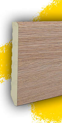 Pack 10 Rodapiés (22 metros) Roble Vinilo Melamina